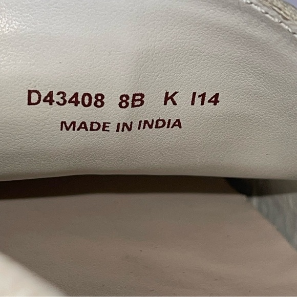 Cole Haan Trillby driving Moccasin penny loafer Leather Crocodile 8 white chic - Picture 14 of 16